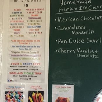 Chamoy City Limits - Menu at brick n mortar - Shaved Ice Near Me - San Antonio, Texas