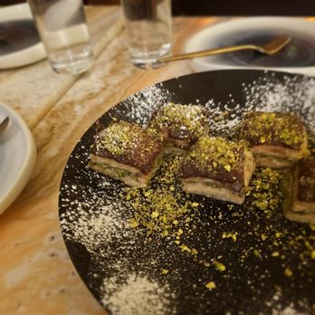 Zoi Mediterranean Ues - Cold Baklava. $16. Excellent dessert. On the house due to qualms - Mediterranean Near Me - New York, New York Zoi Mediterranean Ues - Cold Baklava. $16. Excellent dessert. On the house due to qualms - Mediterranean Near Me - New York, New York