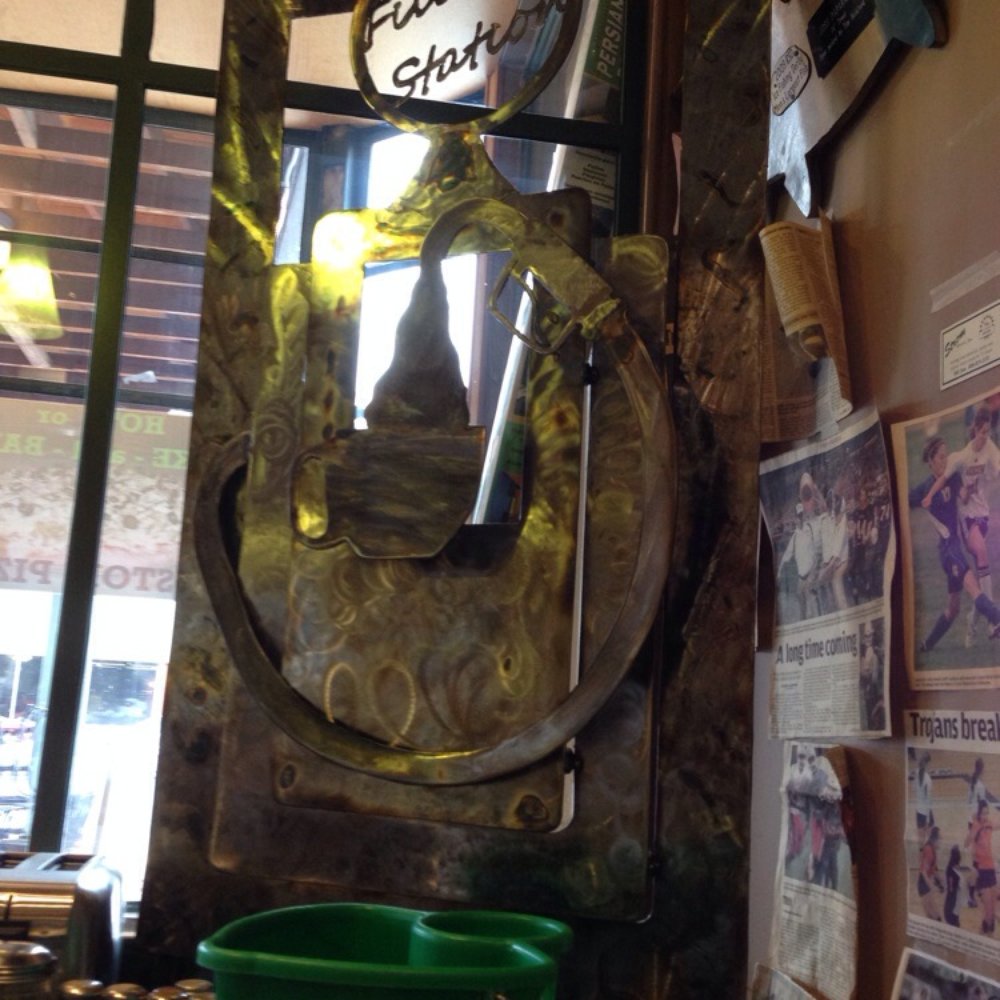 The Filling Station - Metal 3D sculpture - Coffee & Tea Near Me - Troy, Idaho The Filling Station - Metal 3D sculpture - Coffee & Tea Near Me - Troy, Idaho