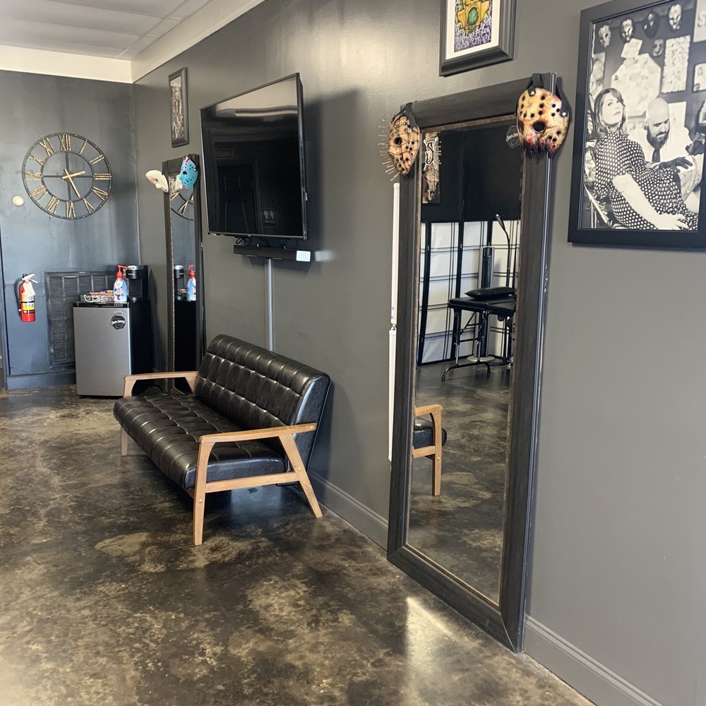 Saint & Sinners Tattoo Studio - Waiting area - Tattoo Near Me - Auburn, Alabama Saint & Sinners Tattoo Studio - Waiting area - Tattoo Near Me - Auburn, Alabama