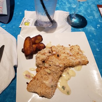 Riptides Raw Bar & Grill - Coconut Cay Mahi (panko and coconut breading) - Seafood Near Me - Ormond Beach, Florida