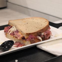 Josie's New York Deli - My sister's cold pastrami Ruben with coleslaw.