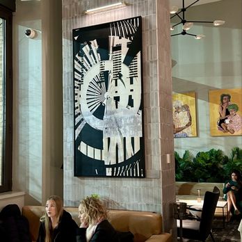 Arlo Midtown - Art in the bar area which is street level on 38th - Hotels Near Me - New York, New York