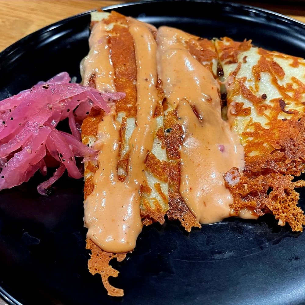Craft by Smoke and Fire - Birria quesadilla, plated - Comfort Food Near Me - Arcadia, California Craft by Smoke and Fire - Birria quesadilla, plated - Comfort Food Near Me - Arcadia, California