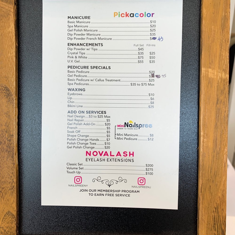 Nailspree NY - Price list - Nail Salons Near Me - Brooklyn, New York