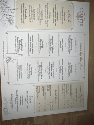 Menu photo 4 Bistro Colette Bend, OR