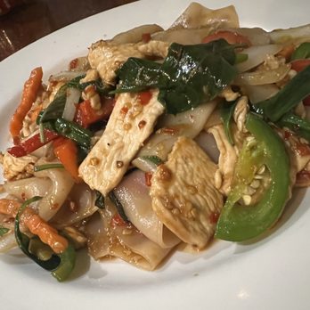 The Regent - Drunken Noodles with Chicken, Thai hot - Thai Near Me - Washington, DC, District of Columbia