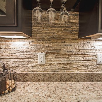 KnR Home Maintenance - stacked stone backsplash - Painters Near Me KnR Home Maintenance - stacked stone backsplash - Painters Near Me