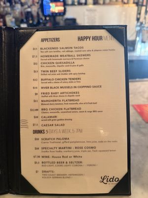 Menu photo 1 Lido Di Manhattan Manhattan Beach, CA Menu photo 1 Lido Di Manhattan Manhattan Beach, CA