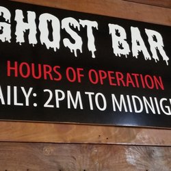 Ghost Bar - Hours of operation