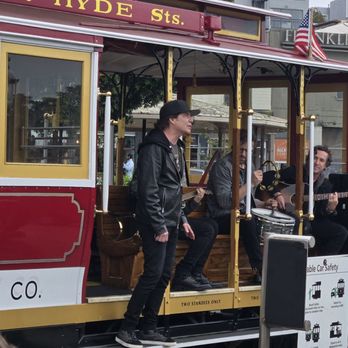 Cable Car - Powell Hyde Line - Pat Monahan - Cable Cars Near Me - San Francisco, California
