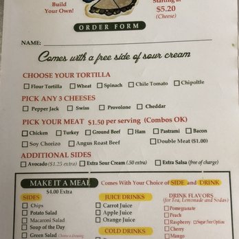 Fresh Twisted Cafe - Quesadilla selector - Coffee & Tea Near Me - Chico, California