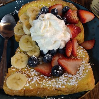 Cannella Cafe - Red white and Blue French toast! - Coffee & Tea Near Me - Butler, Pennsylvania