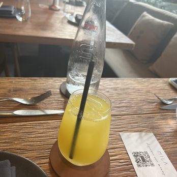 MILA Restaurant - Pineapple juice - Mediterranean Near Me - Miami Beach, Florida MILA Restaurant - Pineapple juice - Mediterranean Near Me - Miami Beach, Florida