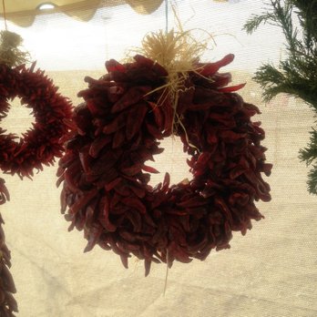 Buckelew Farms Christmas Trees - Handmade large hatch chili wreath - Christmas Trees Near Me - Vail, Arizona