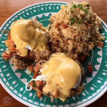 Countryside Cafe - Adobo Benedict w/ Fried Rice - Breakfast & Brunch Near Me - Waianae, Hawaii Countryside Cafe - Adobo Benedict w/ Fried Rice - Breakfast & Brunch Near Me - Waianae, Hawaii