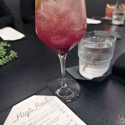 Blueberry spritz NA mocktail Blueberry spritz NA mocktail
