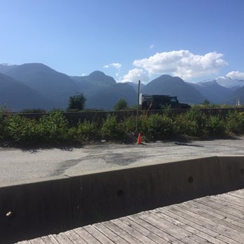 Mountain Woman - View from patio - Burgers Near Me - Britannia Beach, British Columbia
