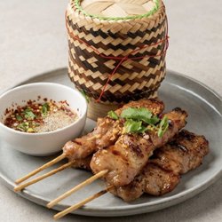 Chef Special "Moo Ping" (Pork Skewer)
