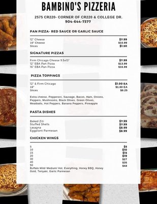 Menu photo 5 Bambino’s Pizza Middleburg, FL Menu photo 5 Bambino’s Pizza Middleburg, FL