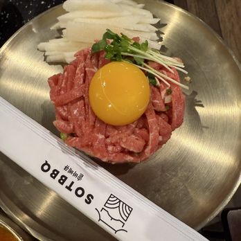 SOT BBQ - Beef tartare - Korean Near Me - San Diego, California SOT BBQ - Beef tartare - Korean Near Me - San Diego, California