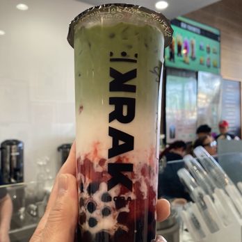 Krak Boba - Strawberry Matcha Latte - Bubble Tea Near Me - Westminster, California Krak Boba - Strawberry Matcha Latte - Bubble Tea Near Me - Westminster, California