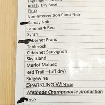 Whitecliff Vineyard - Tastings menu, my selection - Wineries Near Me - Gardiner, New York Whitecliff Vineyard - Tastings menu, my selection - Wineries Near Me - Gardiner, New York