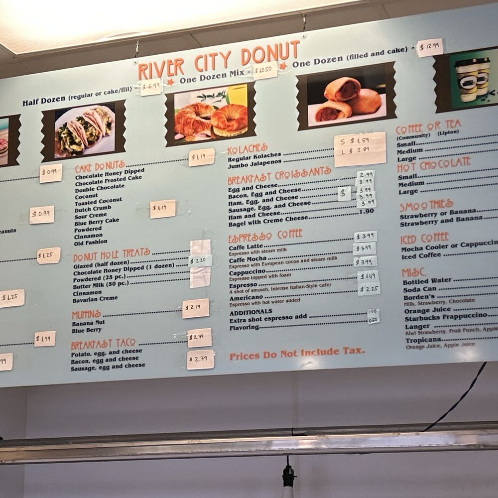 River City Donut 2 - 2024-25 menu - Donuts Near Me - Austin, Texas
