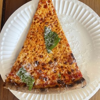 Back Bench Pizza - Cheese pizza with spinach - Pizza Near Me - Ventura, California