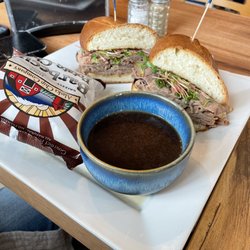 River Cafe - Beef dip and added sprouts