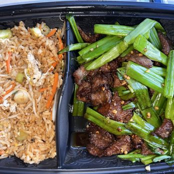 P.F. Chang's - Their new idea of an entree size and a scoop of fried rice - Asian Fusion Near Me - Cerritos, California