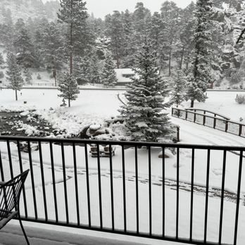 Woodlands On Fall River - Woke up to a winter wonderland! - Hotels Near Me - Estes Park, Colorado Woodlands On Fall River - Woke up to a winter wonderland! - Hotels Near Me - Estes Park, Colorado