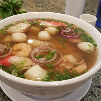 Pho Saigon 8 - #44 Hu Tieu hay Mi Tom Cua (noodle soup with shrimp, crab, egg) - Vietnamese Near Me - Las Vegas, Nevada Pho Saigon 8 - #44 Hu Tieu hay Mi Tom Cua (noodle soup with shrimp, crab, egg) - Vietnamese Near Me - Las Vegas, Nevada