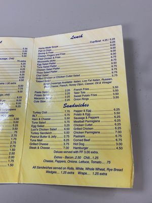 Menu photo 2 T-N-T Luncheonette Harrison, NY Menu photo 2 T-N-T Luncheonette Harrison, NY