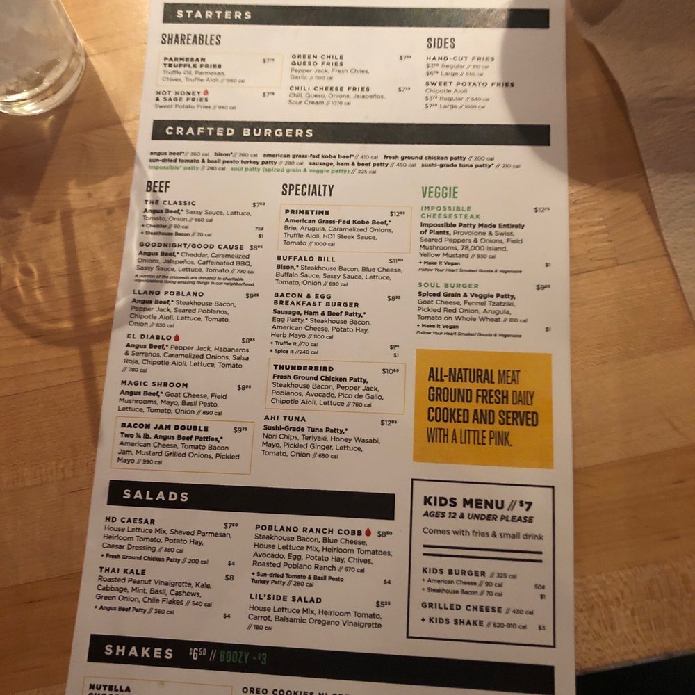 Hopdoddy Burger Bar - Hopdoddy eats menu - Burgers Near Me - Euless, Texas Hopdoddy Burger Bar - Hopdoddy eats menu - Burgers Near Me - Euless, Texas