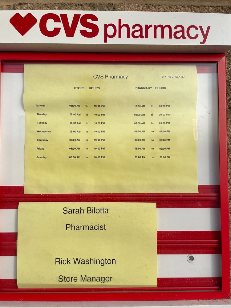 CVS PHARMACY - Updated December 2025 - 452 Wythe Creek Rd, Poquoson ...