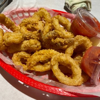 Red Crab Juicy Seafood - Durham - Calamari on a different visit, these were cooked right - Cajun/Creole Near Me - Durham, North Carolina Red Crab Juicy Seafood - Durham - Calamari on a different visit, these were cooked right - Cajun/Creole Near Me - Durham, North Carolina