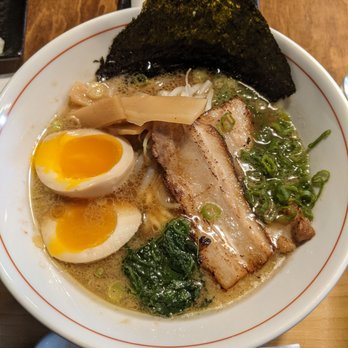 9 Style Ramen - Tonkotsu ramen with soysauce (extra egg) - Ramen Near Me - San Clemente, California