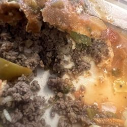 Chile Relleno (burnt pieces with no cheese)