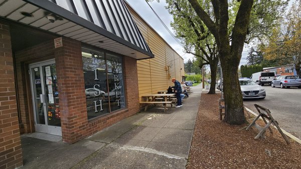 Portland Fish Market & Fish And Chips Window by null
