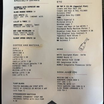 Silver Lake United - Drink menu - Breakfast & Brunch Near Me - Los Angeles, California