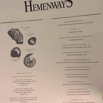 Hemenway's Restaurant - Seafood Near Me - Providence, Rhode Island Hemenway's Restaurant - Seafood Near Me - Providence, Rhode Island