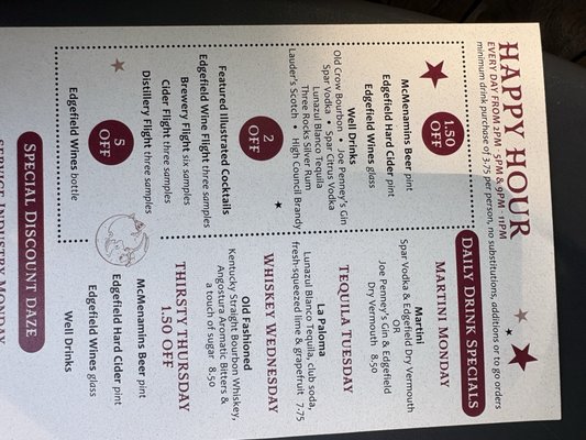 Menu photo 4 McMenamins John Barleycorns Tigard, OR Menu photo 4 McMenamins John Barleycorns Tigard, OR
