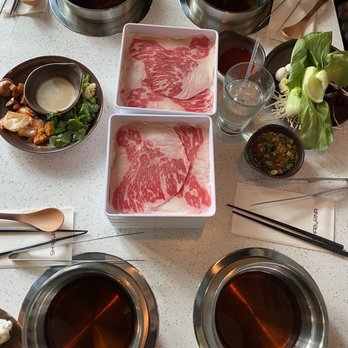 Shaburina - The Initial Spread - Premium Option with Original Konbu Broth - Buffets Near Me - Redmond, Washington Shaburina - The Initial Spread - Premium Option with Original Konbu Broth - Buffets Near Me - Redmond, Washington