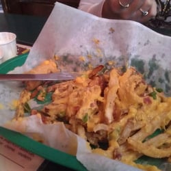 Spuddy's Tavern - Grossest cheese fries...ever. Stay away from this trash! My cat can make better food!