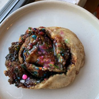 Ingrained - sprinkle donut / speculous cookie dough cinny roll. AMAZE - Vegan Near Me - Chicago, Illinois Ingrained - sprinkle donut / speculous cookie dough cinny roll. AMAZE - Vegan Near Me - Chicago, Illinois