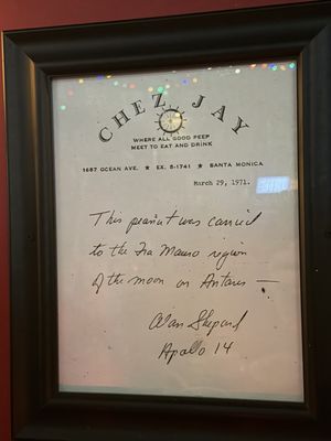 Menu photo 1 Chez Jay Santa Monica, CA
