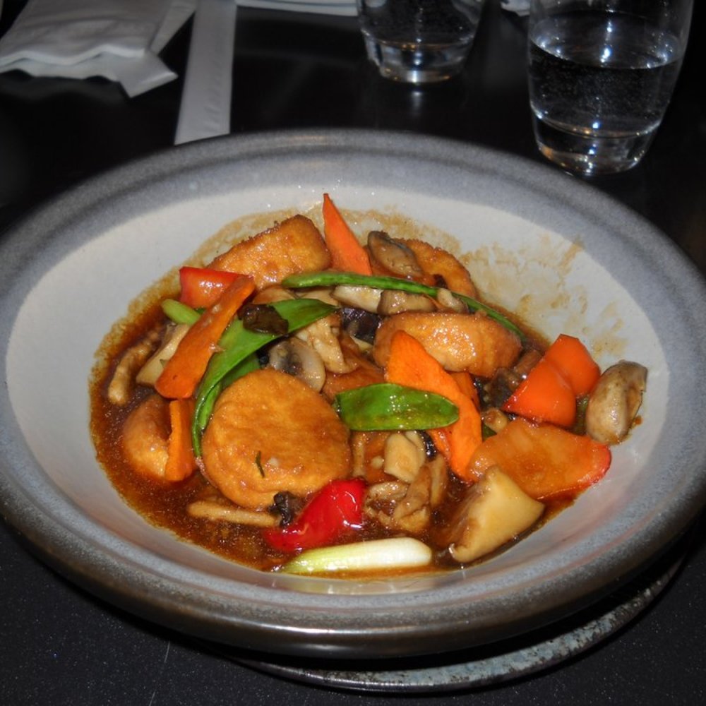 Facing East - 072710/ C22 Home style braised egg tofu w/mixed veggies - Chinese Near Me - Bellevue, Washington Facing East - 072710/ C22 Home style braised egg tofu w/mixed veggies - Chinese Near Me - Bellevue, Washington