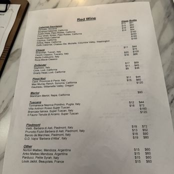 Scelto - Red wine list - Italian Near Me - Sandy, Utah