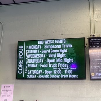 Core4 Brewing - Weekly events - Breweries Near Me - Oklahoma City, Oklahoma